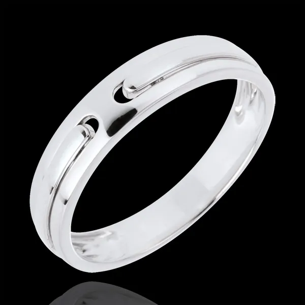 Promise Wedding Ring - all gold - White gold - 18 carat