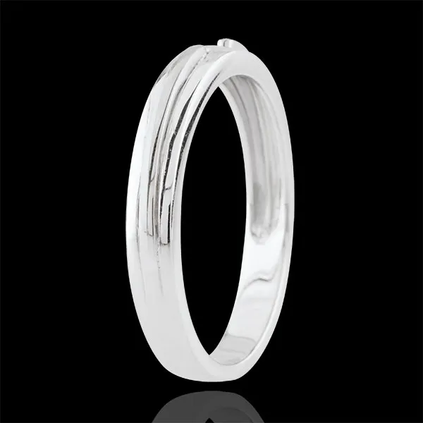 Wedding Ring Promise - white gold - small model - 18 carat