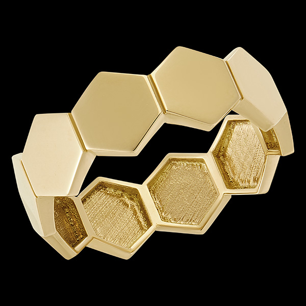 Anillo Revelación para Hombre - oro amarillo de 9 quilates 