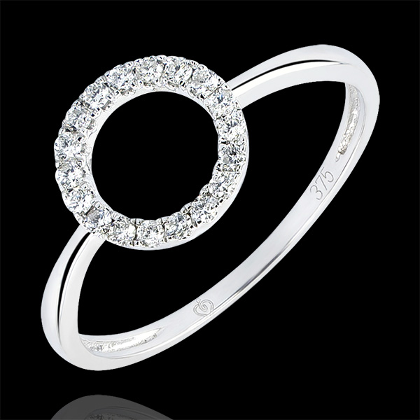 Ring Abundance - Attitude - white gold 18 carats and diamonds