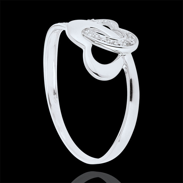 Ring By Heart - White gold