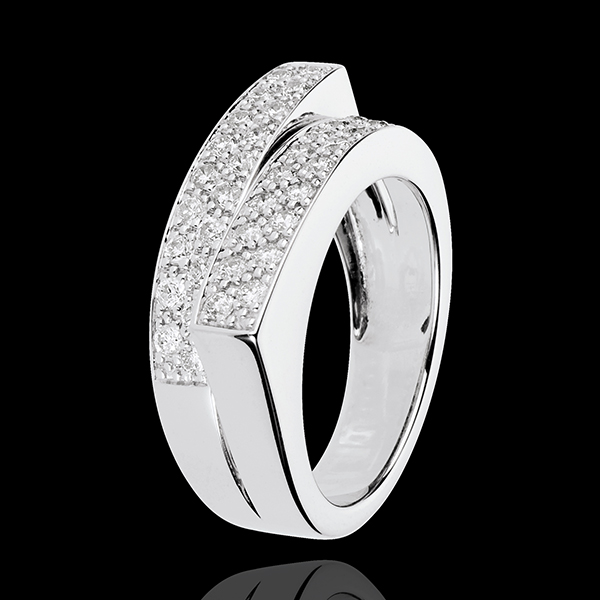 Ring Enchantment - Double destiny - 0.68 carat diamond