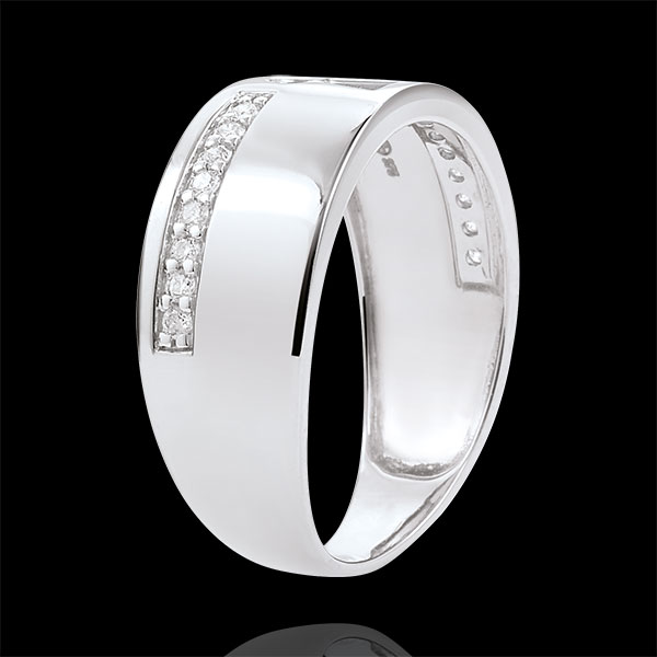 Ring Precious Secret - white gold and diamonds 