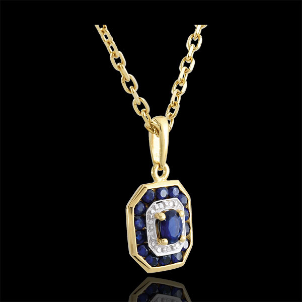 Sapphire-studded Oriade Pendant