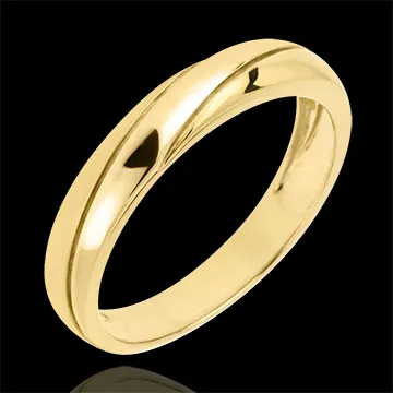 Trauring Saturntrilogie - Gelbgold - 18 Karat