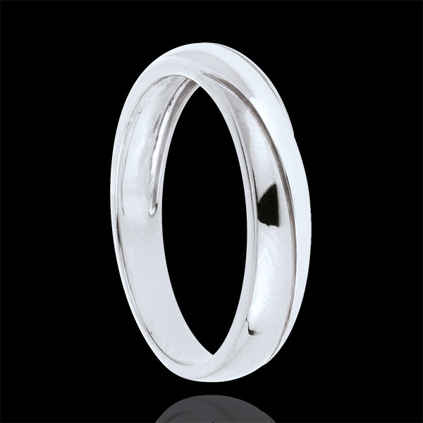 Saturn Trilogy Wedding Ring - White gold - 18 carat