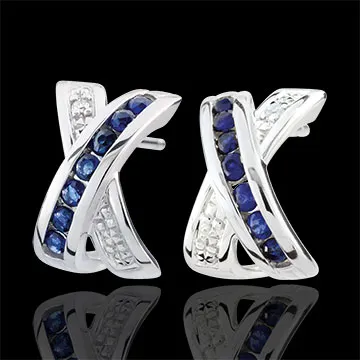 White Gold Parma Earrings