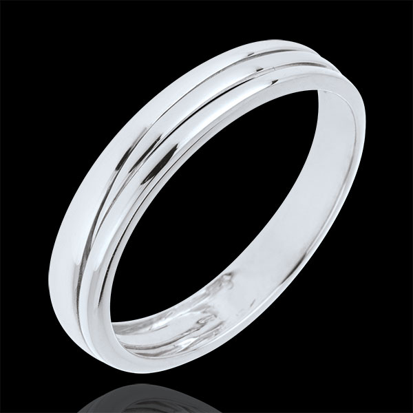 Fede nuziale Triya - Oro bianco