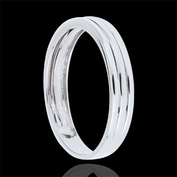 Fede nuziale Triya - Oro bianco