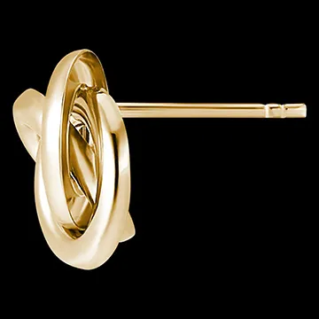 Pendientes Saturno - oro amarillo de 18 quilates