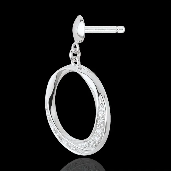 Pendientes Lady - oro blanco 18 quilates y diamantes