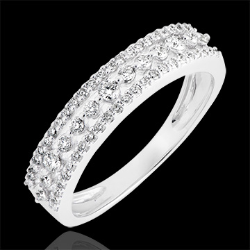 Ring Schicksal - Diane - 750er Weißgold und Diamanten