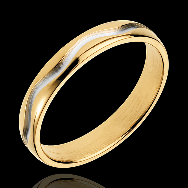Sinusoïde Wedding Ring