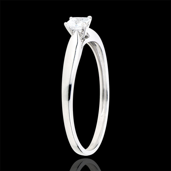 Solitaire Ring Revelation - Princess cut diamond 4 prongs