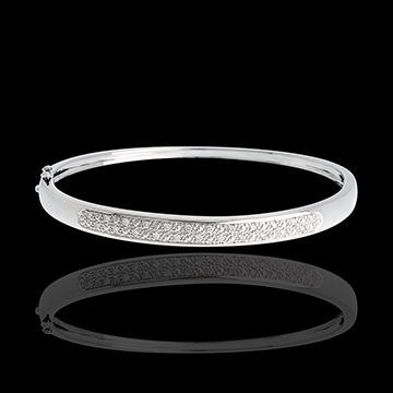 Diamanten Armreif diorama in Weissgold - 0.25 Karat - 23 Diamanten