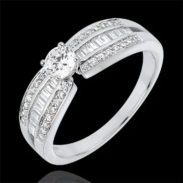 Solitaire Destiny - Frederika - 0.30 karaat - 18 karaat witgoud