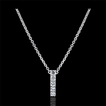 Ketting Overvloed - Cartoucha - goud 9 karaat en diamanten