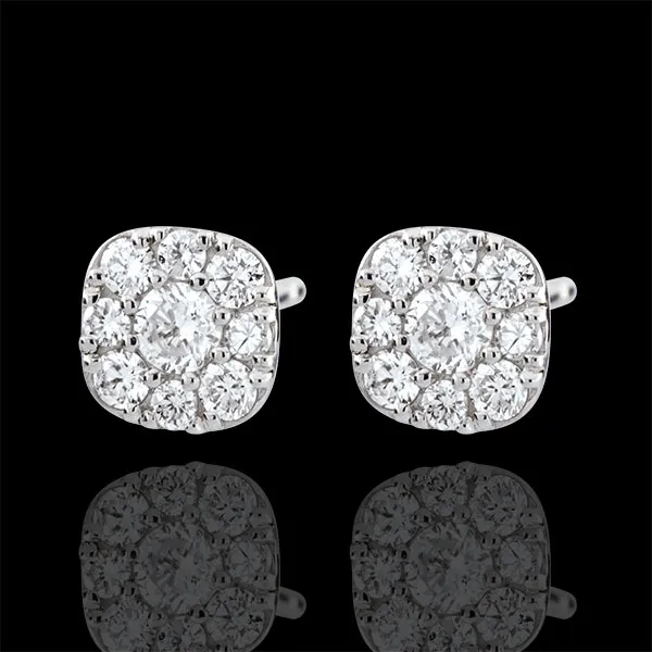 Oorbellen Lavia Diamant - 9 karaat witgoud