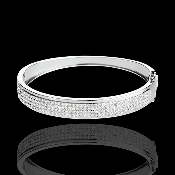 Armband Sterrenbeeld - Astraal - 4 rijen van Diamanten - 1,62 karaat - 180 Diamanten- 18 karaat witgoud