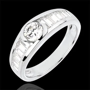 Ring Destiny - Aphrodite Solitaire - 0.46 karaat Diamant witgoud