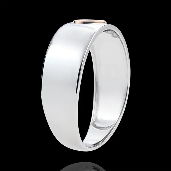 Ring Kostbares Geheimnis - Herz - Roségold, Weißgold