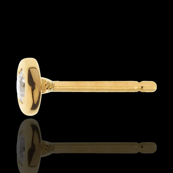 Diamantohrringe Puppe in Gelbgold