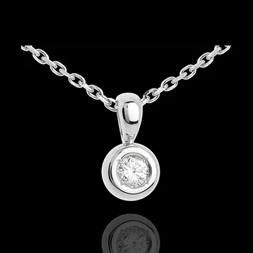 Diamant Anhänger Kelch in Weissgold
