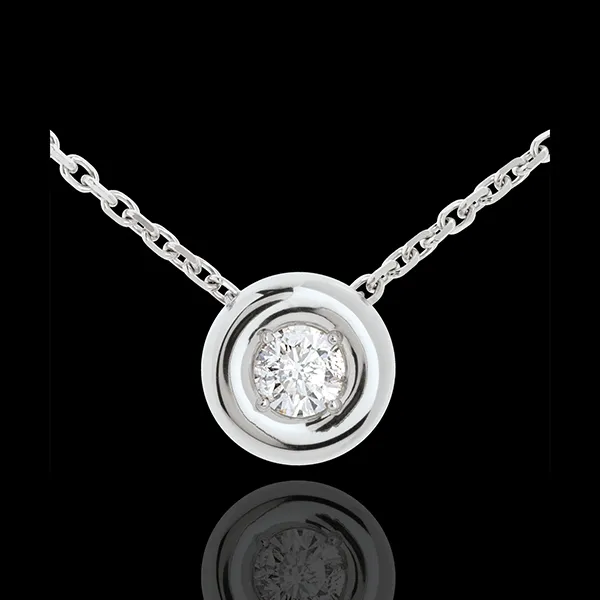 Collier Kelch in Weissgold