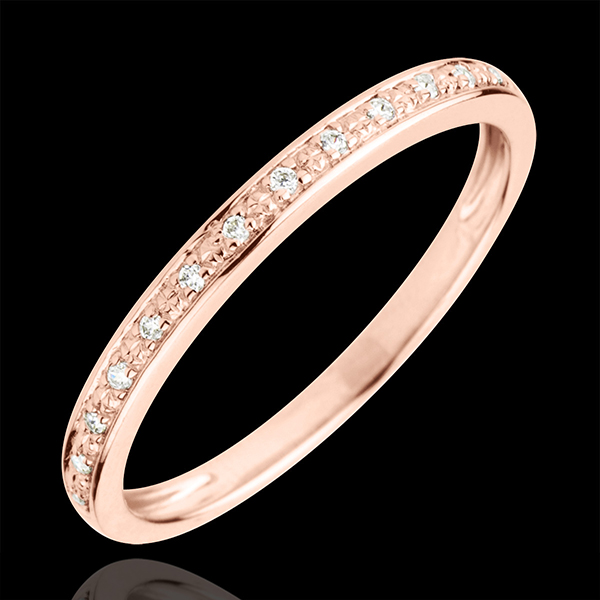 Trauring Eclats de diamant