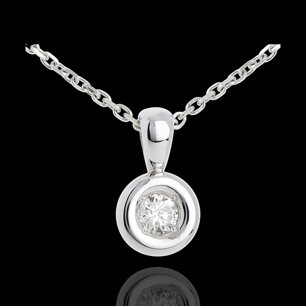 Anhänger Kelch in Weissgold - 0.23 Karat