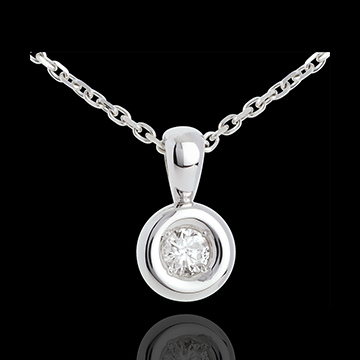 Anhänger Kelch in Weissgold - 0.23 Karat