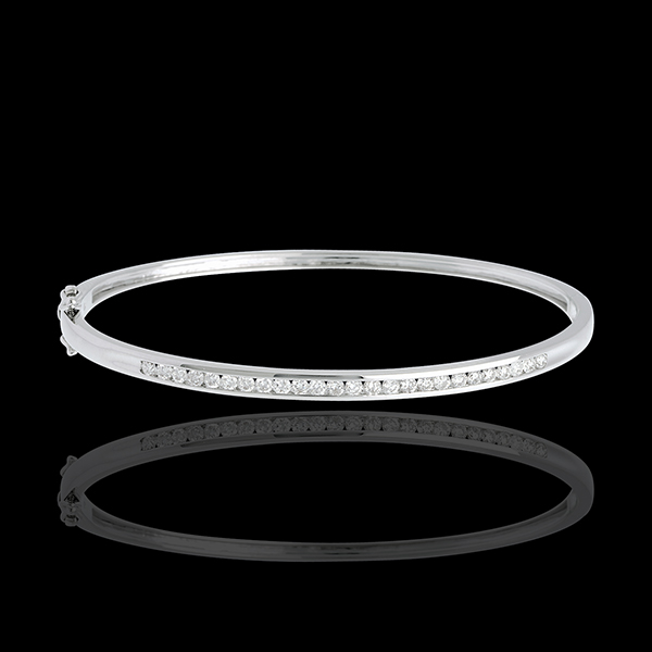 Diamantarmreif Barett in Weissgold - 0.75 Karat - 25 Diamanten