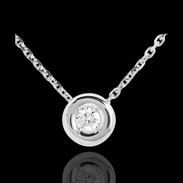 Collier Kelch in Weissgold