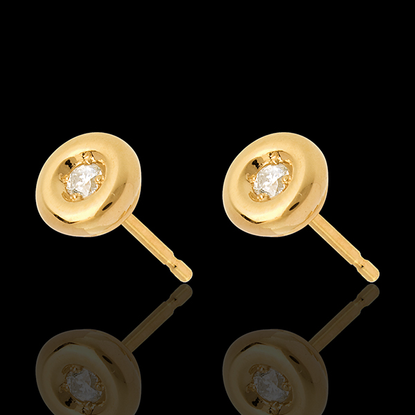 Ohrstecker Kelch in Gelbgold