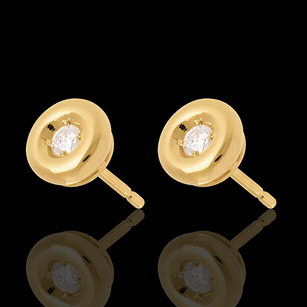 Ohrstecker Kelch in Gelbgold