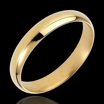 Trauring Walzer aus Gelbgold