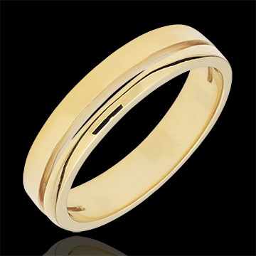 Trauring Olympia - Kleines Modell - Gelbgold 