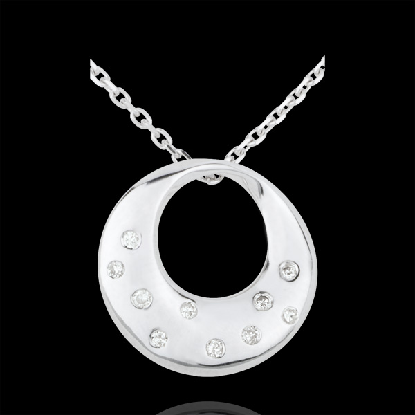 Collier Orakel in Weißgold