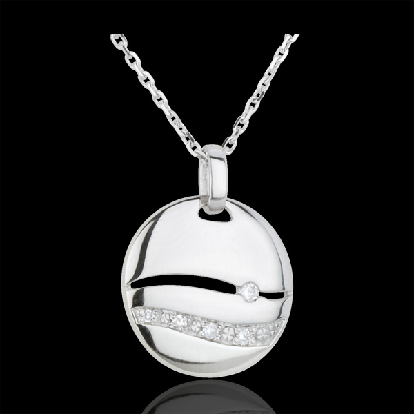 Collier Sunset Weißgold