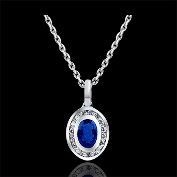 Anhänger Vielfalt - Clélia - 18 Karat Weißgold und Diamanten