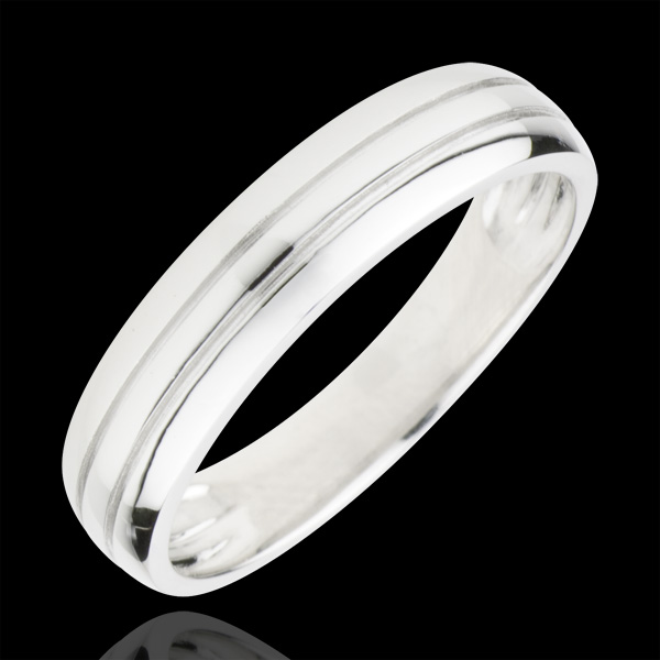 Wedding Ring Cronos - White gold