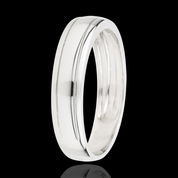 Wedding Ring Horizon - White gold