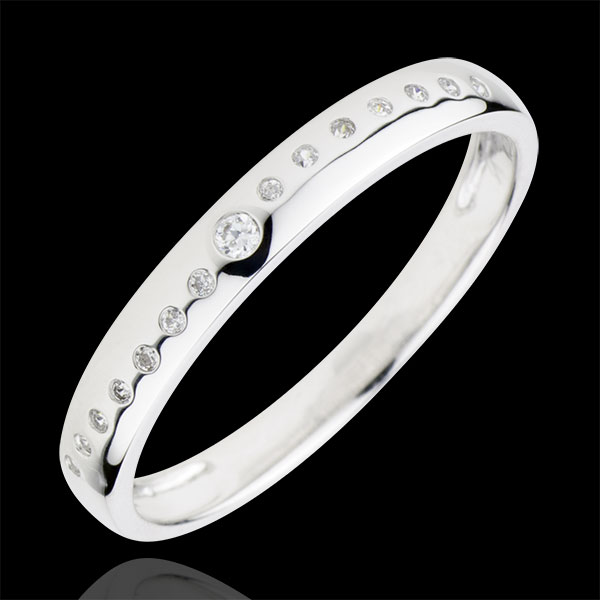 Wedding Ring with Diamonds Nuptial