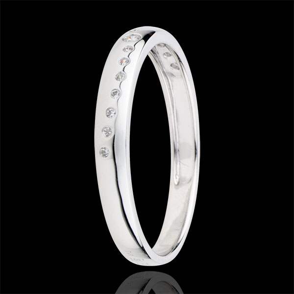 Wedding Ring with Diamonds Nuptial