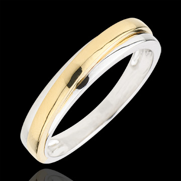 Wedding Ring Atlas White Gold And Yellow Edenly Jewelery Wedding Ring Atlas White Gold And Yellow