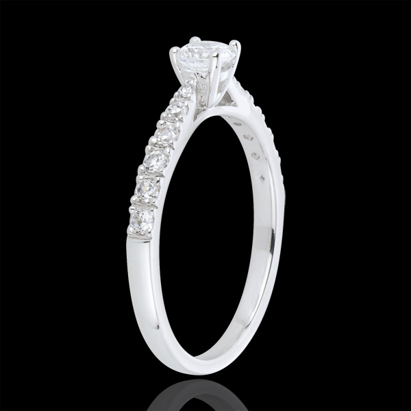 White Gold and Diamond Cherie Ring