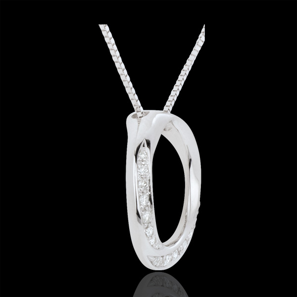 White Gold and Diamond Femme Necklace