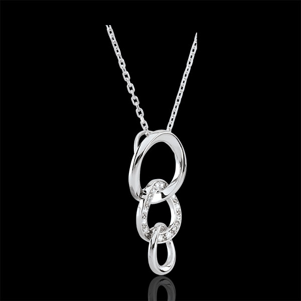 White Gold Gala Necklace - 18 carats