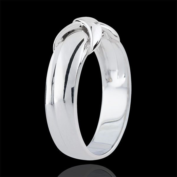 White Gold Sign Ring - 18 carats