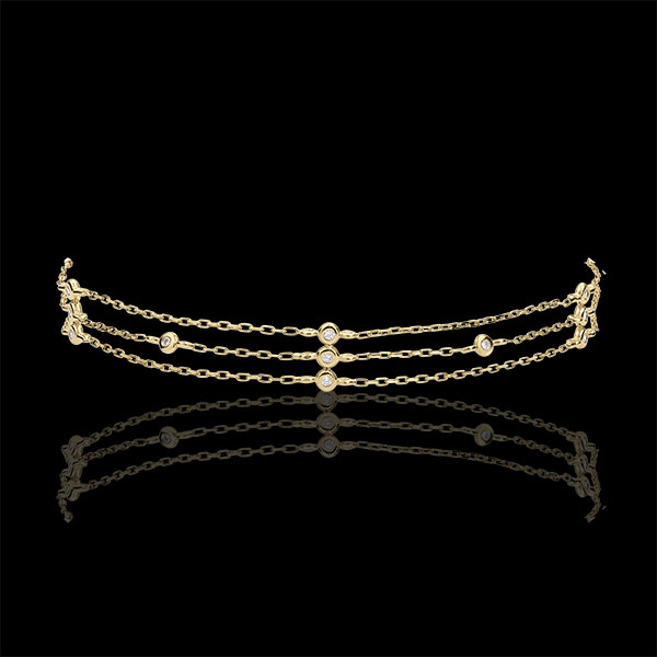 Yellow Gold Gratitude Bracelet - 18 carats